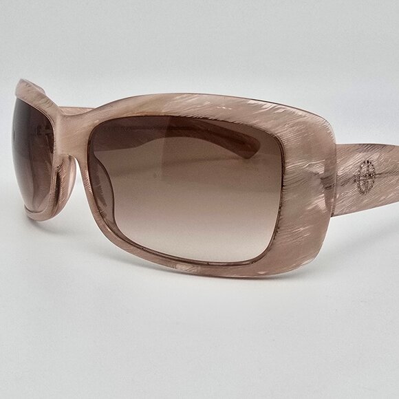 Giorgio Armani GA 53 V99S2 Beige Rhinestone Frame Brown Gradient Lens Sunglasses main image 15